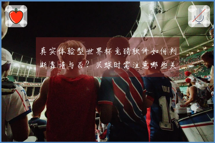 真实体验型世界杯竞猜软件如何判断靠谱与否？买球时需注意哪些关键要素？