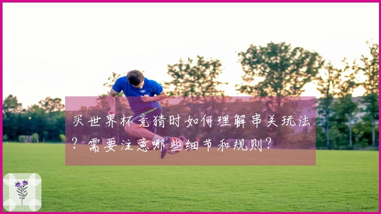 买世界杯竞猜时如何理解串关玩法？需要注意哪些细节和规则？
