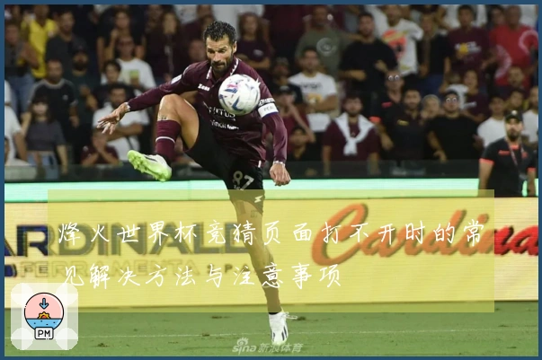 烽火世界杯竞猜页面打不开时的常见解决方法与注意事项