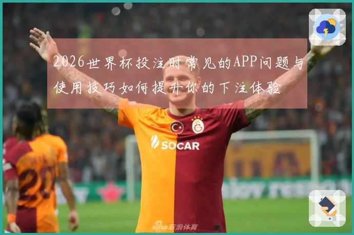 2026世界杯投注时常见的APP问题与使用技巧如何提升你的下注体验